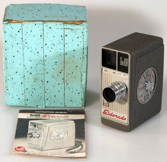 EL DORADO MOVIE CAMERA W/ ORIGINAL BOX AND MANUAL