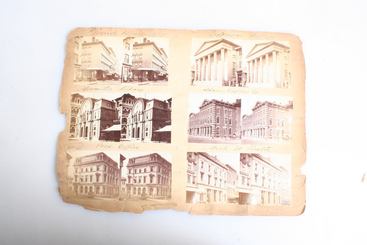 SET OF 11 STEREOVIEWS OF JEFFERSON COLLEGE   POST OFFICE -PHILADELPHIA, PA