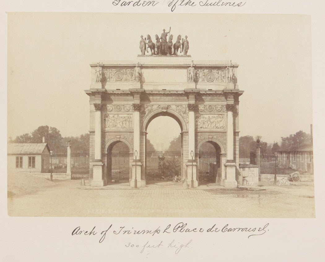 ARC DE TRIOMPHE, PARIS, FRANCE. 8x10 reprint