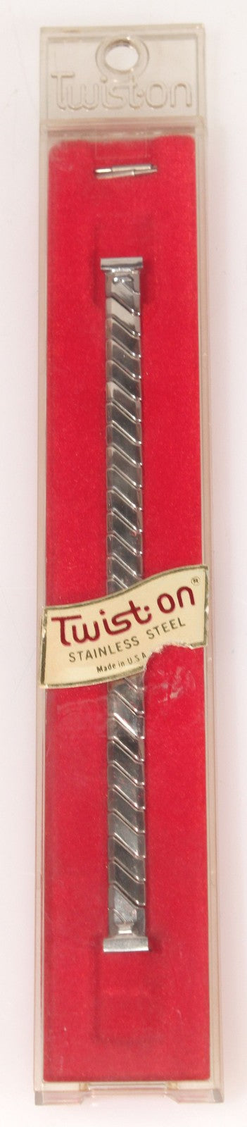 TWIST-ON BY SPEIDEL STAINLESS STEEL WATCH BAND NIP