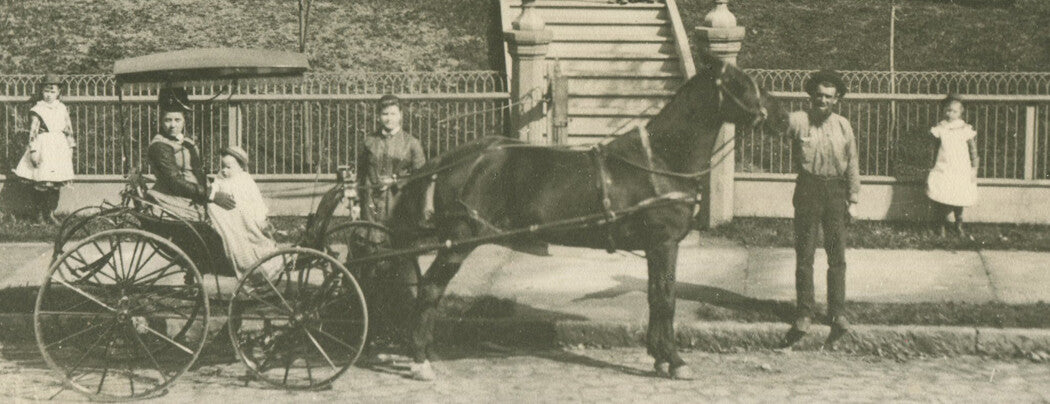 ARCHITECTURAL VIEWS. PITTSBURGH HOUSE, 1880-90s. 8 X 10 B W, 2 SET.