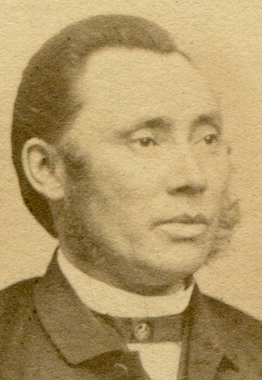 FULL LIPPED HANDSOME MAN. CDV.