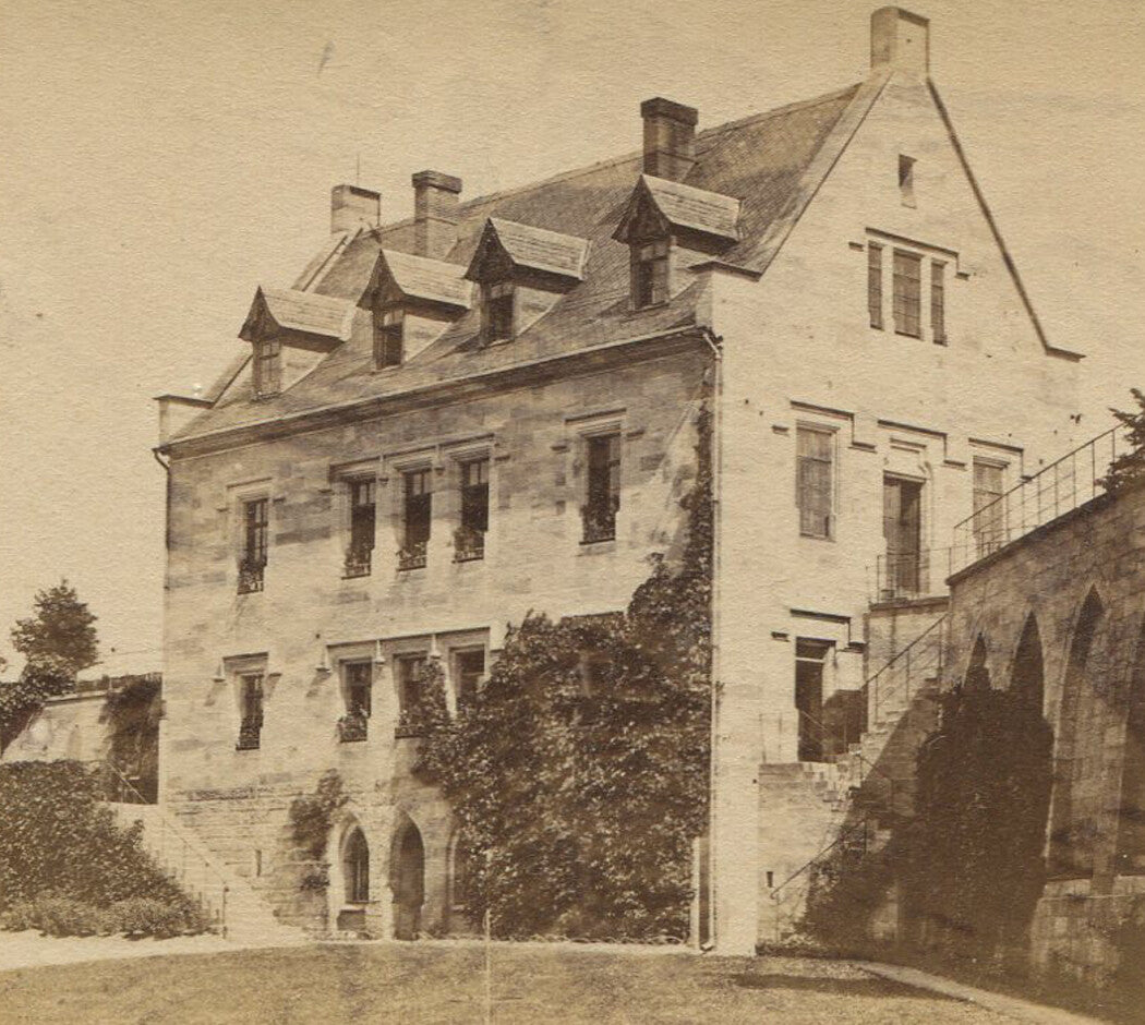 ARCHITECTURAL, STONE BUILDING. BERLIN, GERMANY. CDV.