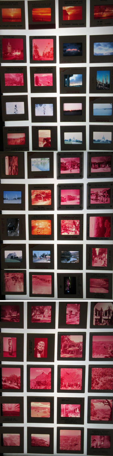 WESTERN U.S./MISC KODACHROME, EKTACHROME,150 PLUS SLIDES.