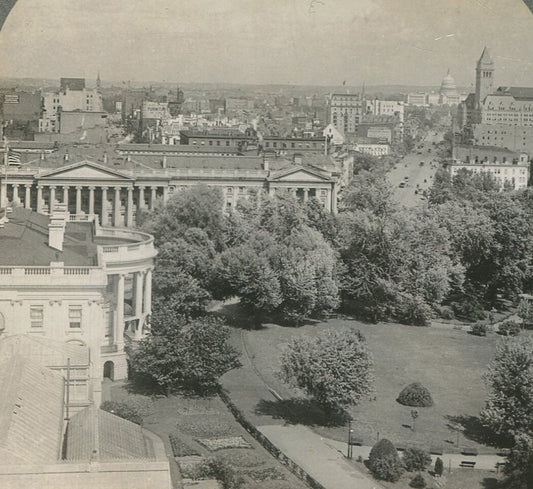 U.S. GOVERNMENTAL BUILDINGS, WASHINGTON D.C. STEREOVIEW.