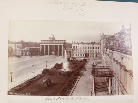 BRANDENBURG GATE, BERLIN, GERMANY. 8x10 reprint