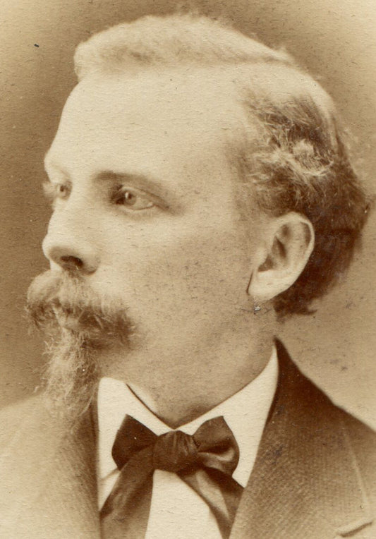 YOUNG COLONEL BEFORE HE ATE ALL THAT FRIED CHICKEN. CDV. LONDON, ONTARIO.