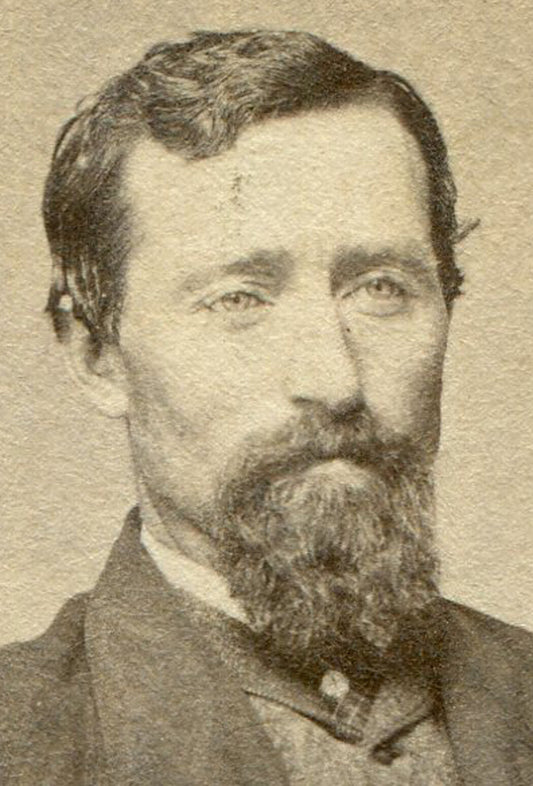 MAN WITH BEARD AND PINKY RING. CDV, CIVIL WAR ERA. BOSTON, MASS.