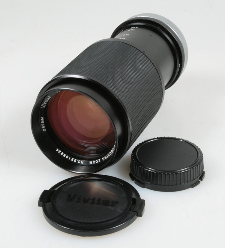 75 - 205MM F 3.8 LENS FOR CANON FD W/FRONT REAR CAPS