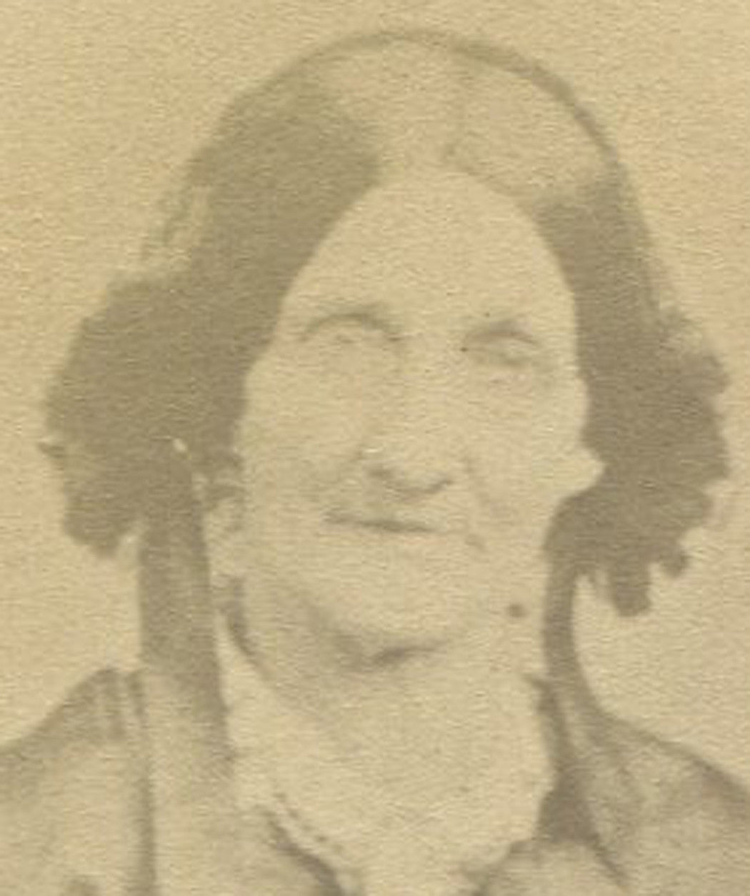 HAPPY OLD WOMAN IN BONNET. CDV. ALLEGHENY, PA.