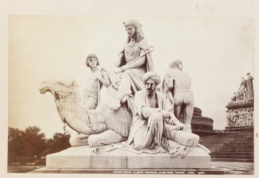 AFRICA, ALBERT MEMORIAL HYDE PARK. LONDON, ENGLAND. 8x10 reprint