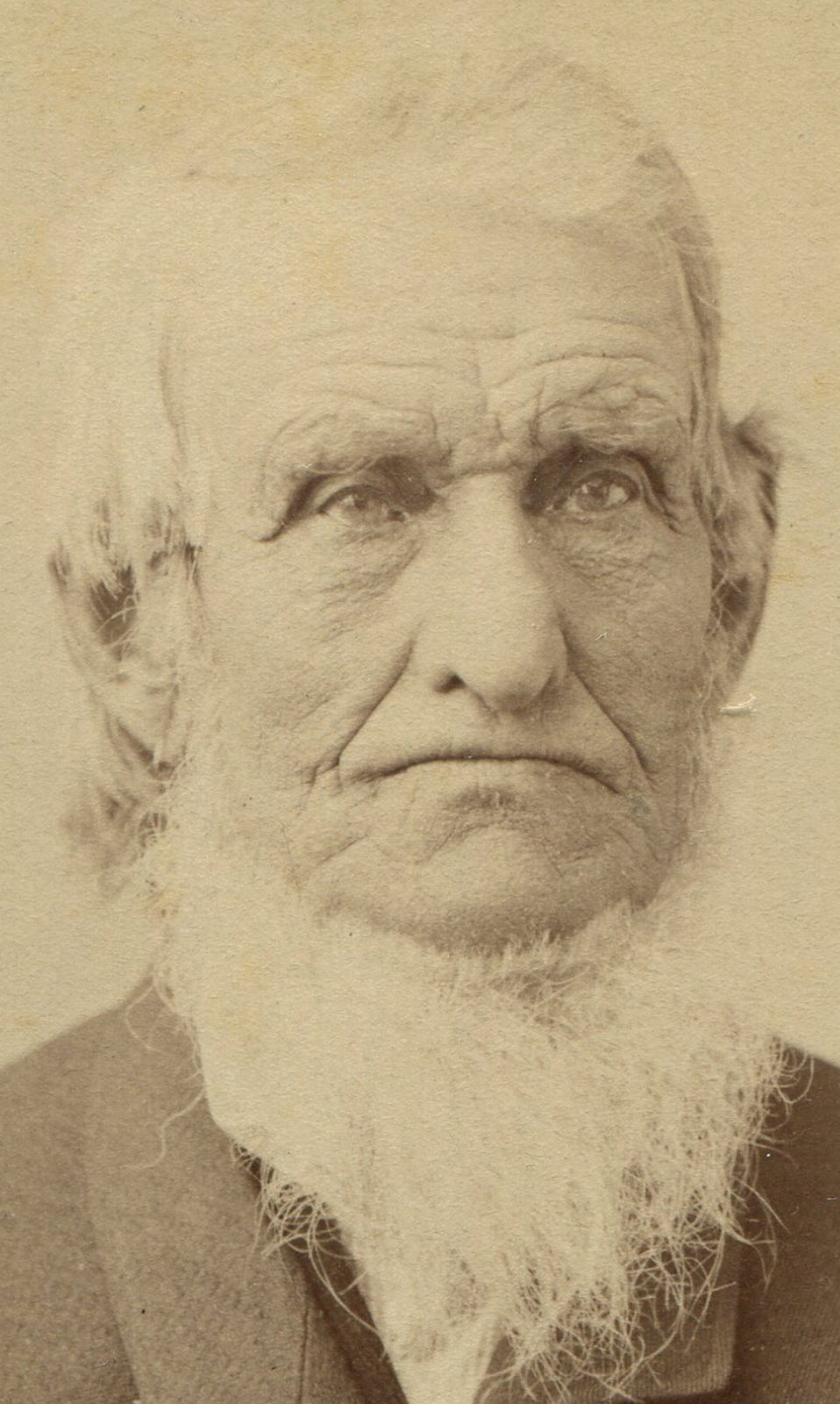 MAN ROCKING THE GNOME LOOK. CDV. MONROE. WIS.