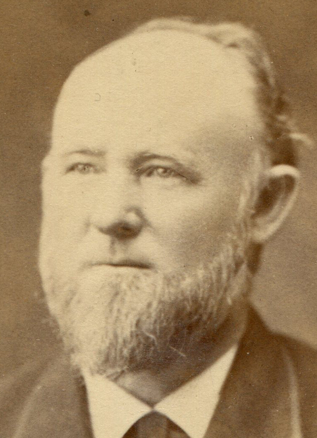 ELVISH LOOKING MAN. CDV. N.Y.