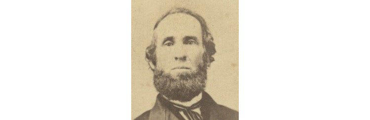 COLUMBUS, OH, CDV PHOTO BY WITT, MAN W/ CHIN CURTAIN BEARD