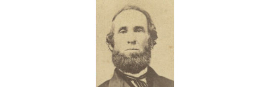COLUMBUS, OH, CDV PHOTO BY WITT, MAN W/ CHIN CURTAIN BEARD