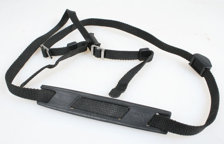 MINOLTA FACTORY THIN BLACK CAMERA STRAP