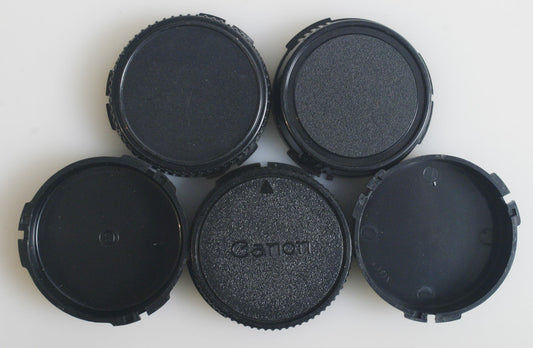 CANON REAR LENS CAPS SET OF 5