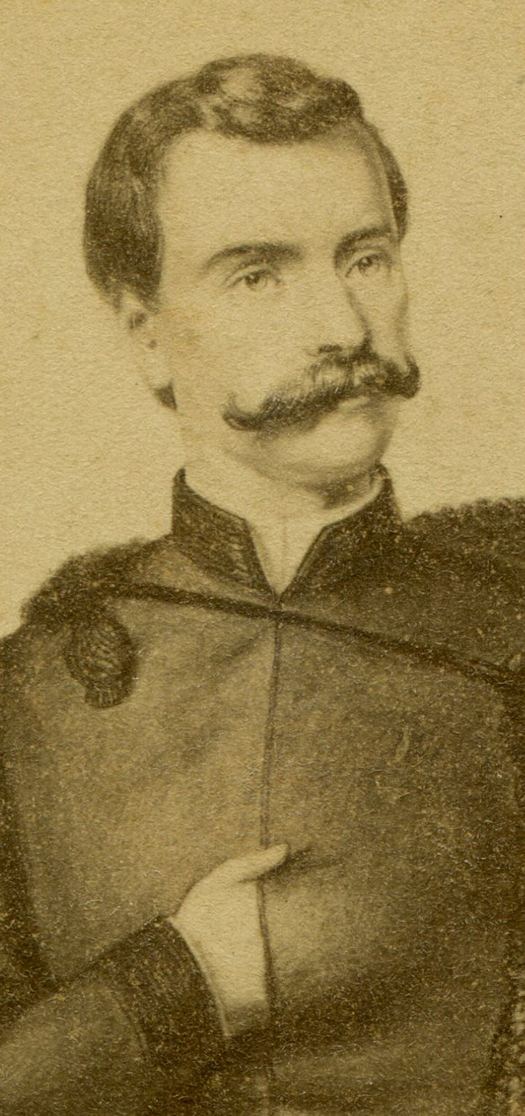 MALE, FIGURE, NAPOLEON POSE. CDV OF ARTWORK.