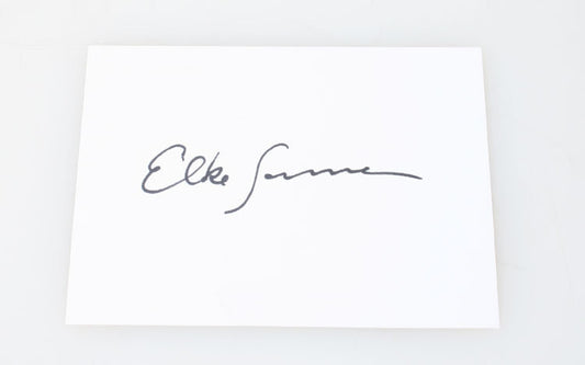 ELKE SOMMERS AUTOGRAPH