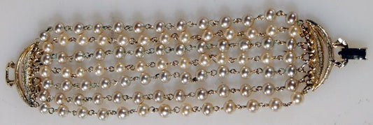 VINTAGE BRACELET W/ PEARLS
