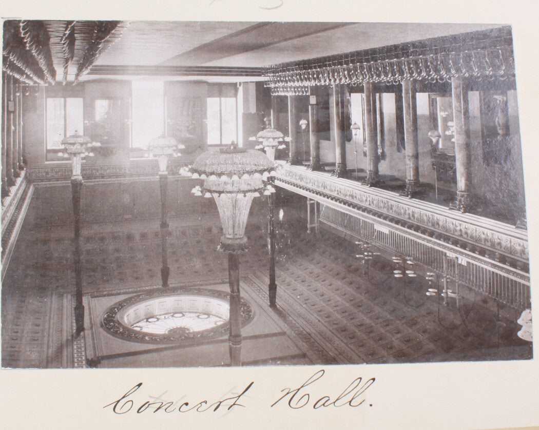 WIESBADEN, GERMANY.  ARCHITECTURAL, CONCERT HALL INTERIOR. 8x10 reprint