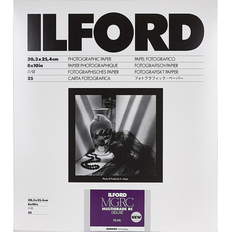 Ilford Multigrade RC 8 x 10" Pearl Photographic Paper - 25 Sheets