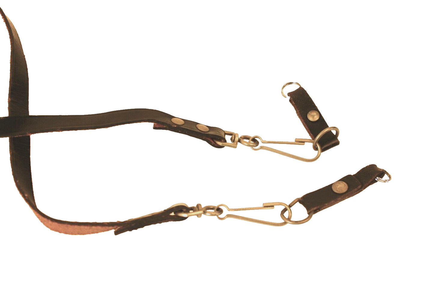 Black Leather Camera Strap with Strap Protector (1950s)