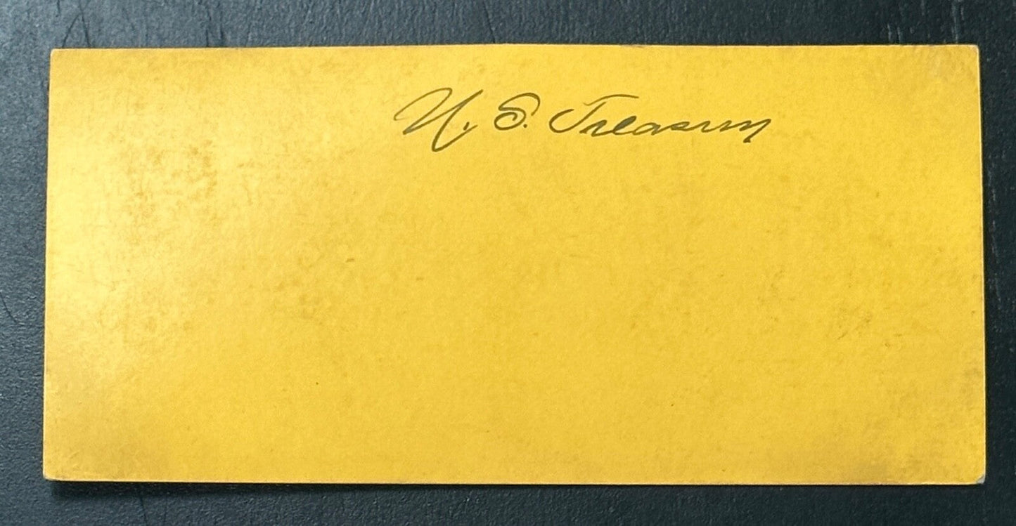 Vintage Stereoview Card US Treasury Washington DC 3.5x7in Authentic Photo Collectible