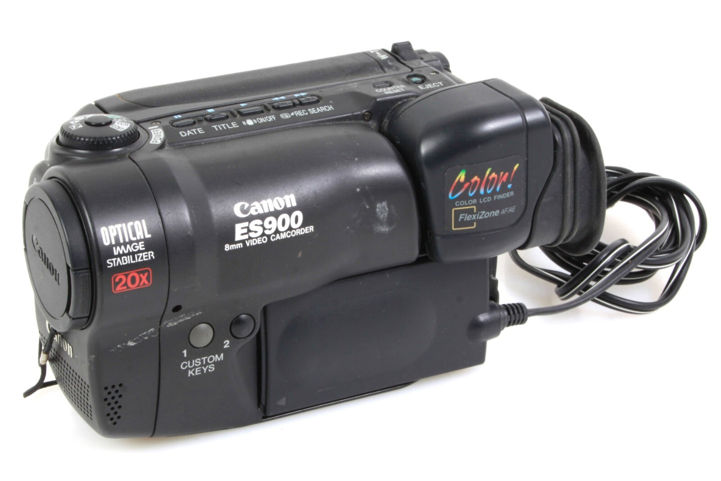 Vintage Canon ES900 8mm Camcorder - For Parts or Repair, Untested, As-Is