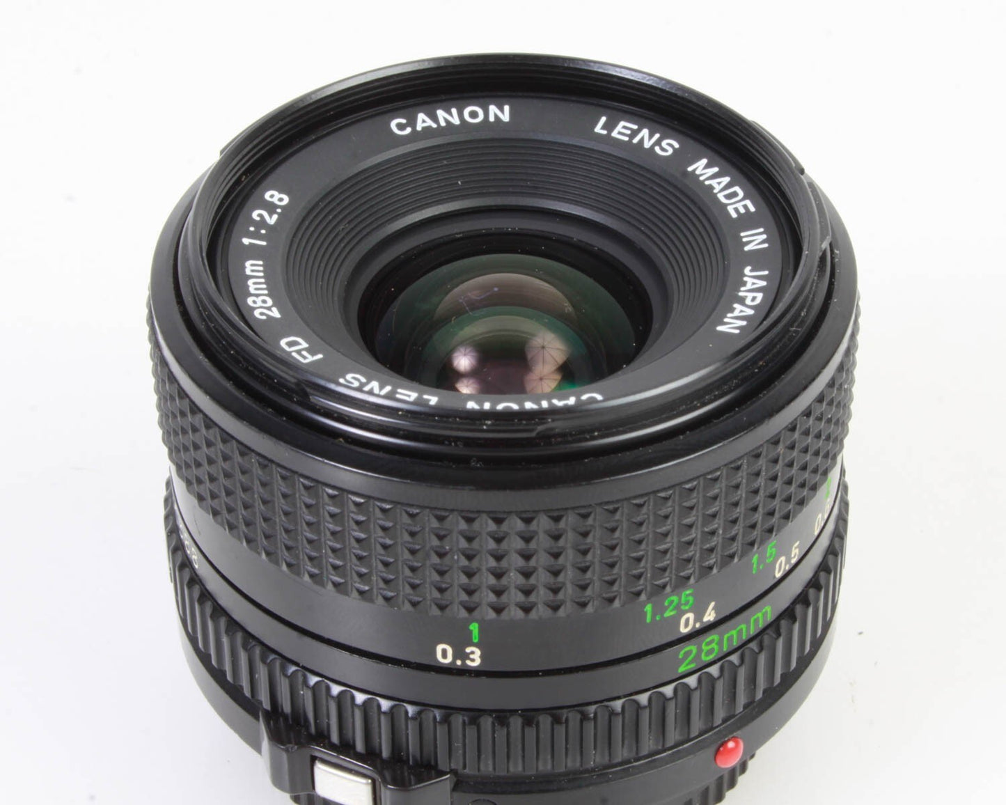 Vintage Canon FD 28mm f/2.8 Lens - Wide-Angle Manual Focus for Canon FD SLRs, AE-1, Clean Glass, Film Photography
