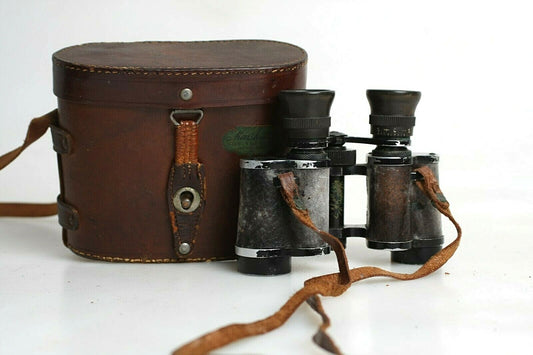 Antique Felag 8x Binoculars #1258 with Case