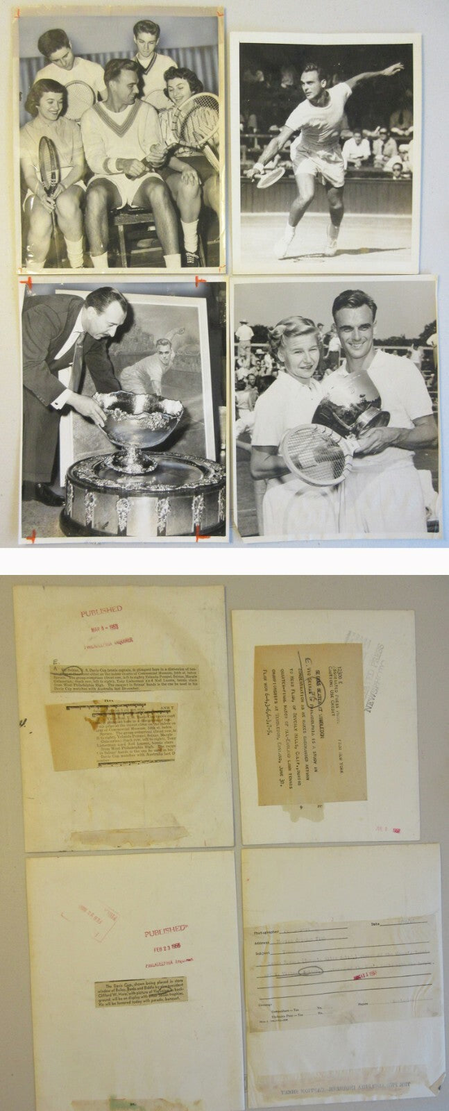 TENNIS GREAT ELIAS VICTOR SEIXAS. PHOTO COLLECTION OF CAREER HIGHLIGHTS. 160CT.