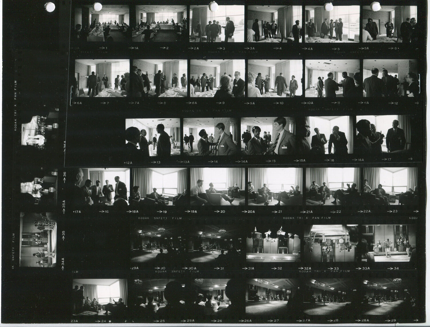 URBAN AMERICA CONFERENCE, JUNE 4TH 1968. DETROIT. 10CT 35MM NEG W/CONTACT SHEETS