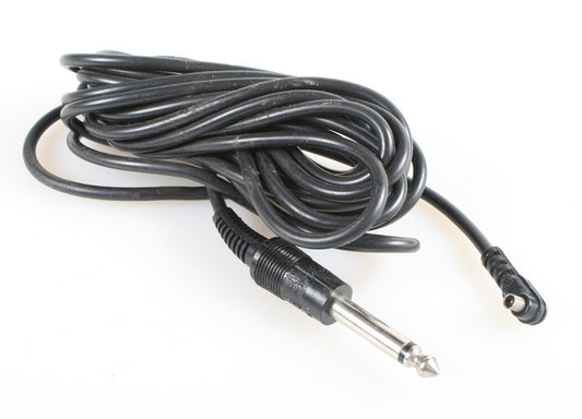 Vintage Unbranded Flash Cord PC to RCA Jack Cable, Extra-Long >25in, Great Cosmetic