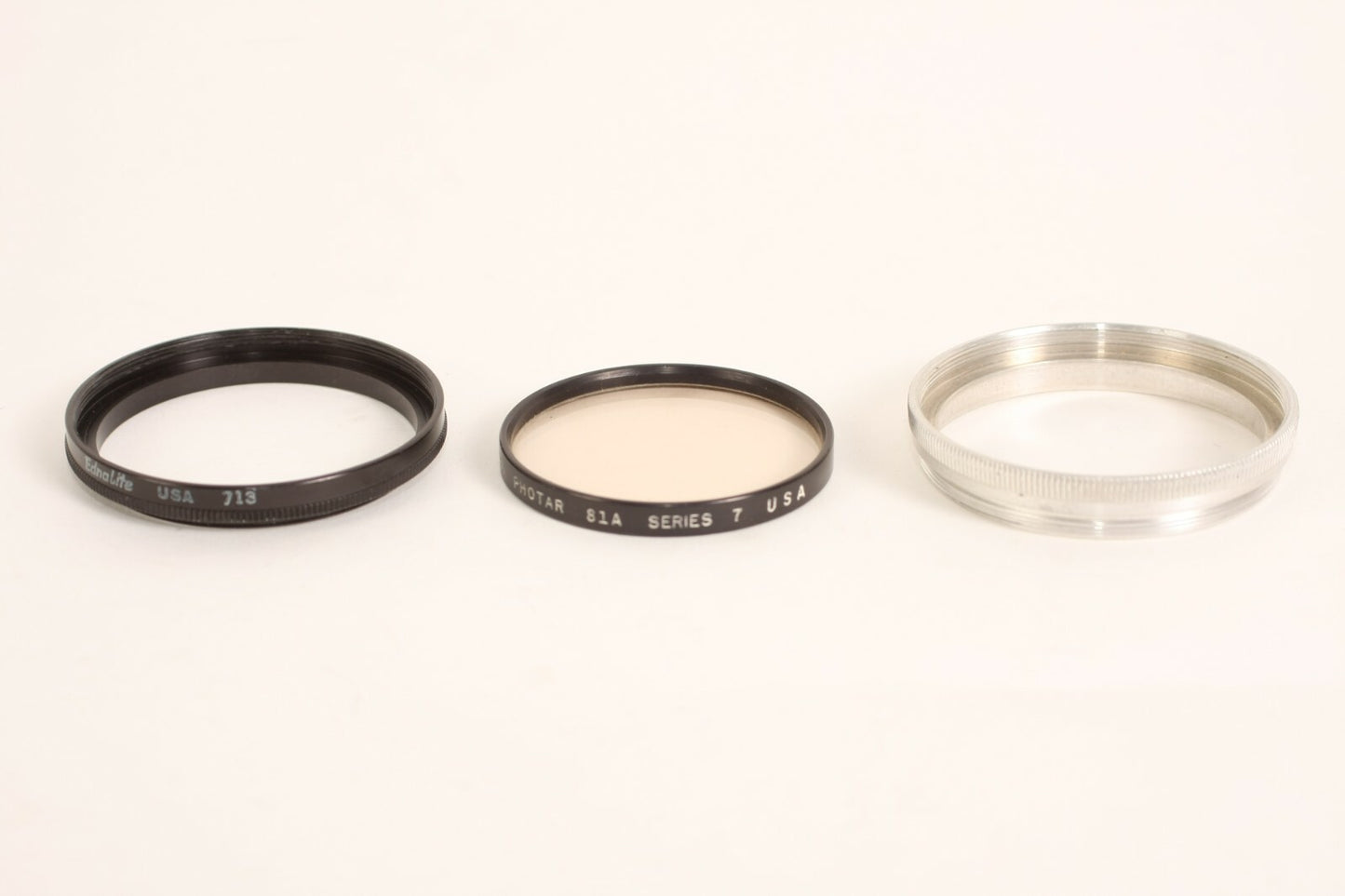 Ednalite 713 Step Up Adapter Ring Series VII 7 51.7mm with 81A Filter