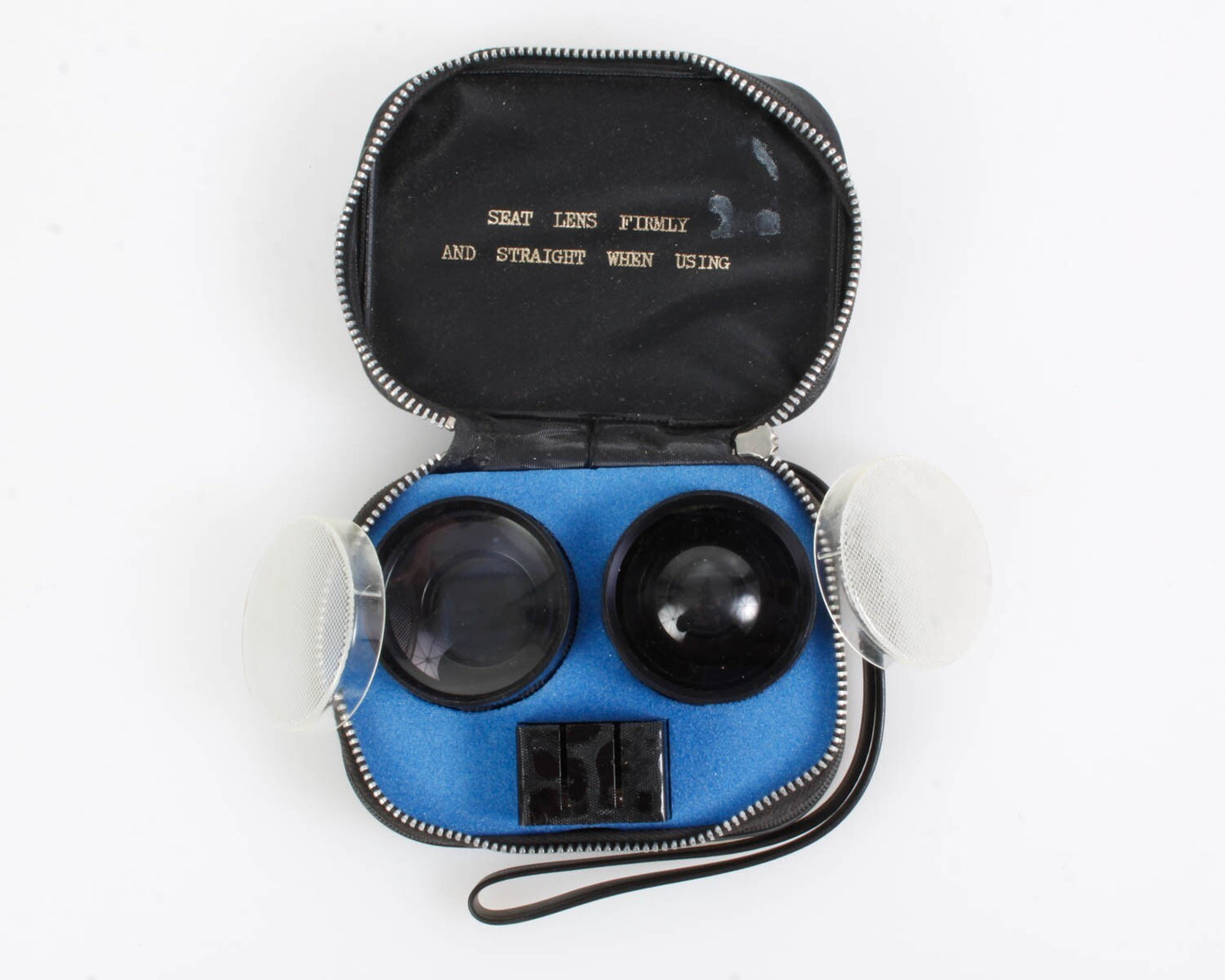 VINTAGE GOLD CREST TELE/WIDE ANGLE OPTISET MODEL 20 LENS SET W/ CASE