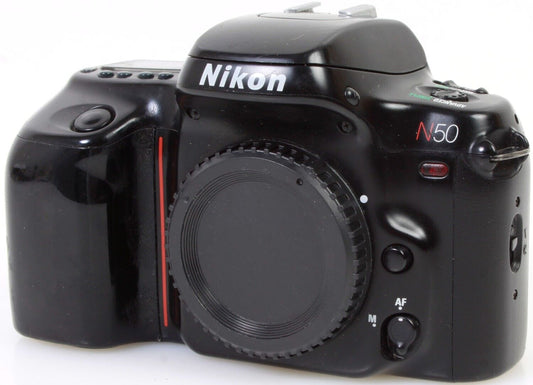 Nikon N50 35mm Camera Body w/ Cap & Batteries