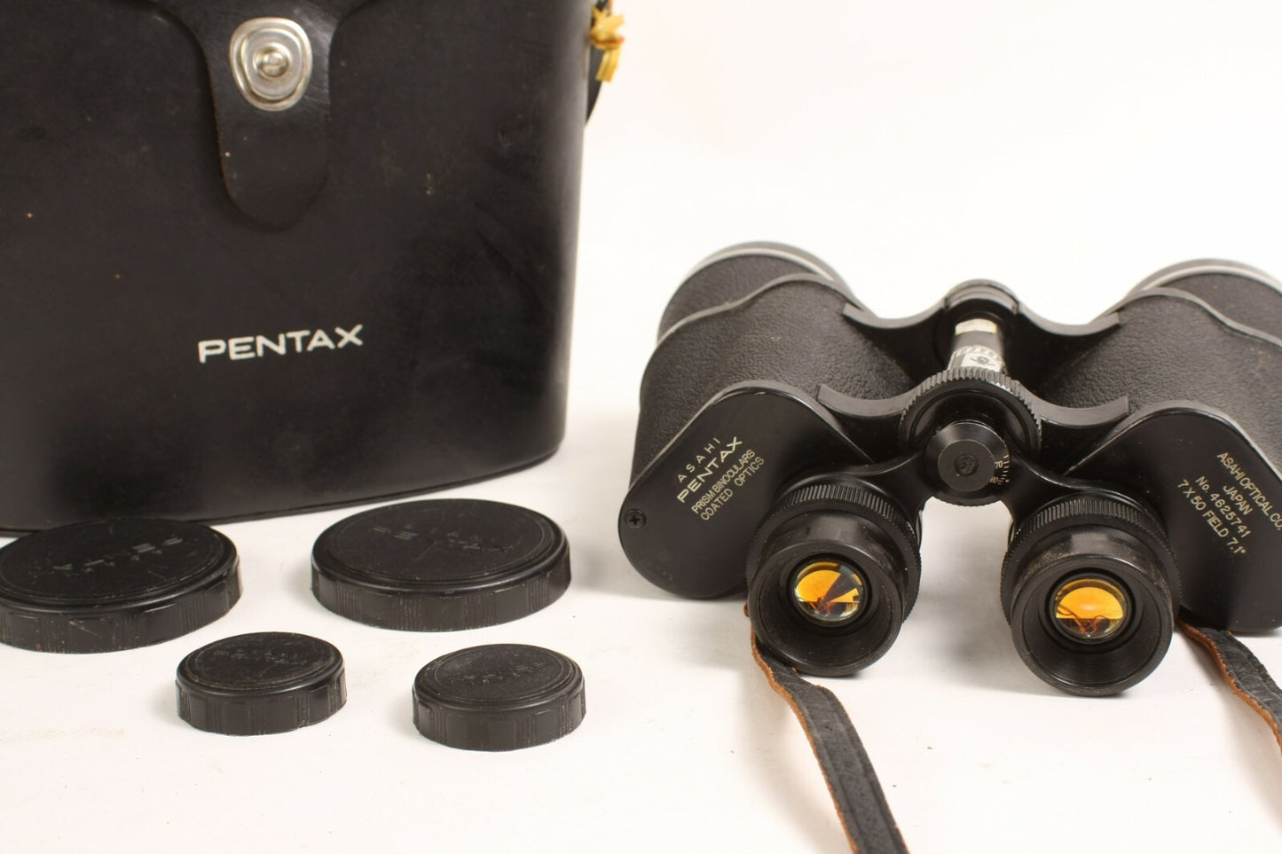 Asahi Pentax 7X50 Vintage Binoculars with Case