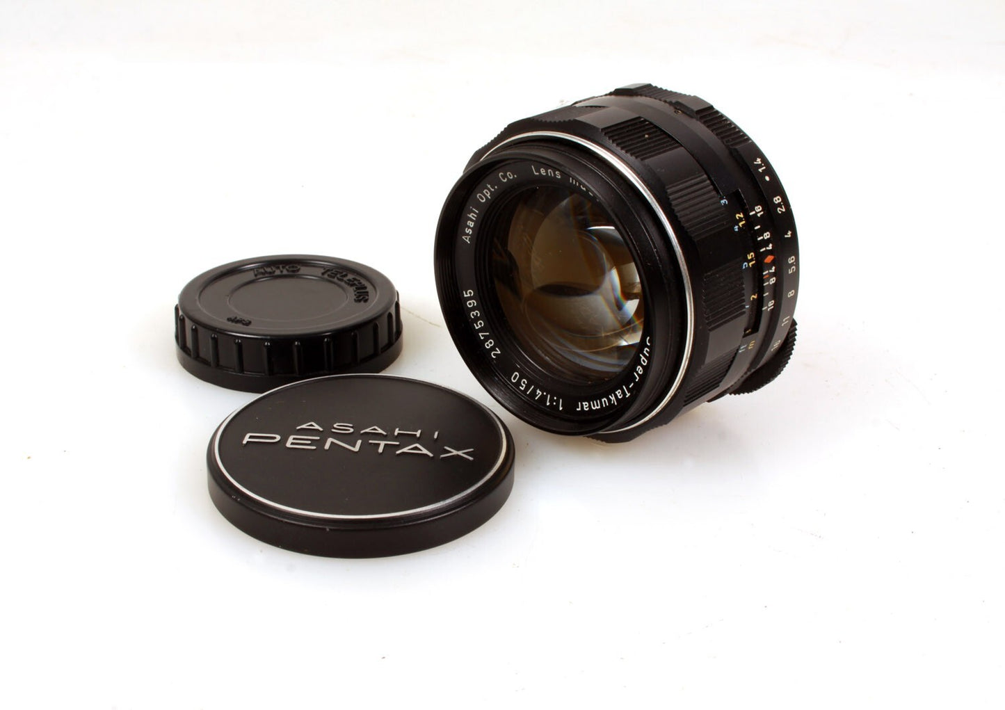 Pentax Super - Takumar f/1.4 50mm Prime Full Frame Lens w/ Front and Rear Caps