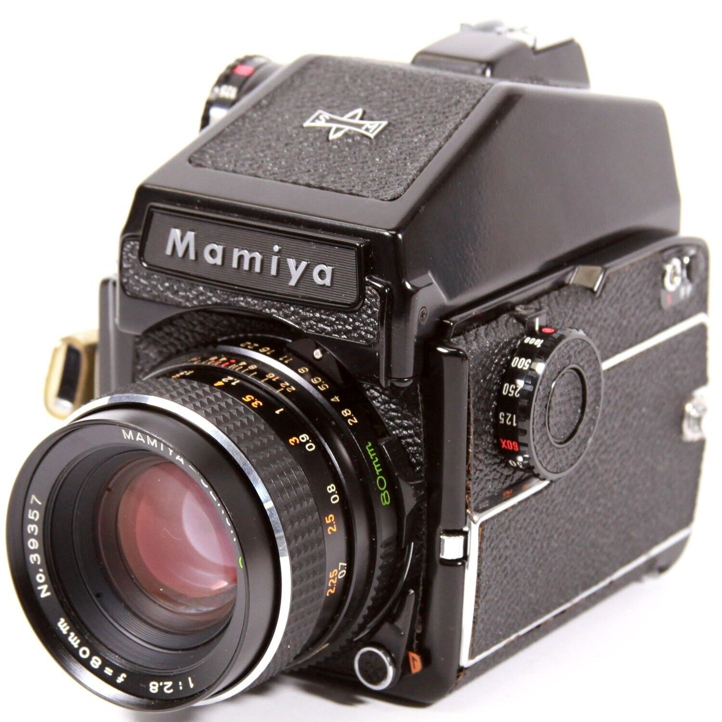 Mamiya M645 1000S Body Boxed Unused w/PD Prism Finder & 80mm f/2.8 Lens