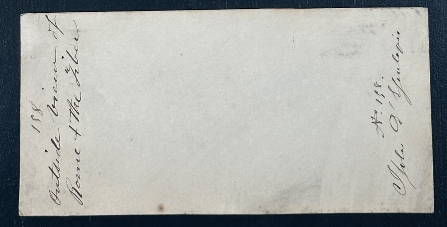 Vintage Stereoview Card River Tiber Rome 1867 3.5x7 in Photo Rare