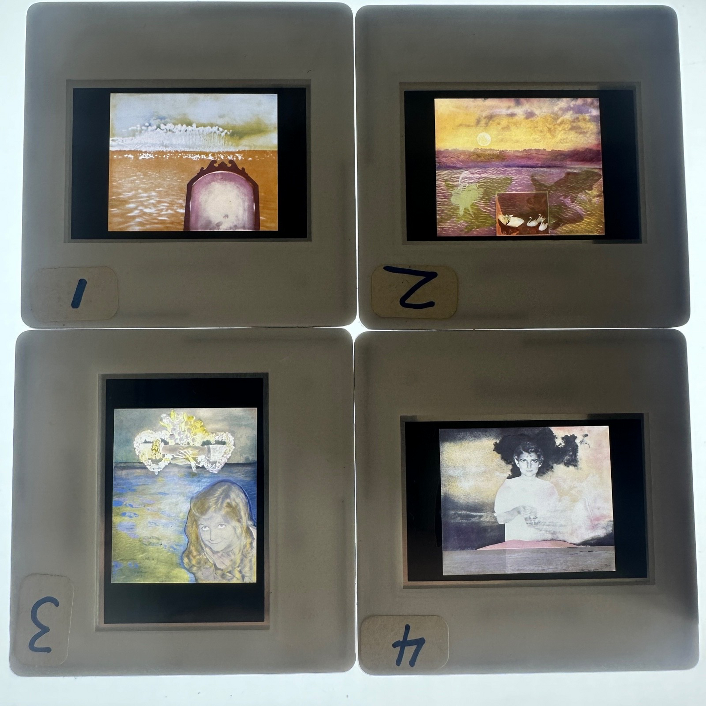 Bea Nettles 35mm Glass Slides - Professional Photographer, 30 Count Rare