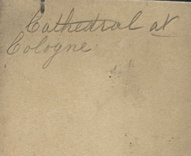 Vintage StereoView Card: ���Cathedral at Cologne Germany  ��� 3.5x7in