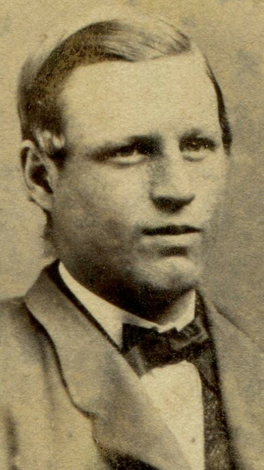 HANDSOME, TROUBLEMAKER OF A MAN. CDV. ST. JOHN, NEW BRUNSWICK, CANADA.