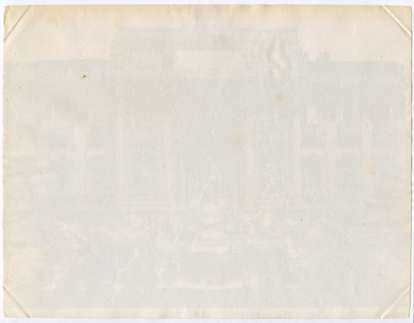 TREVI FOUNTAIN. ROME, ITALY. UNMOUNTED ALBUMEN.