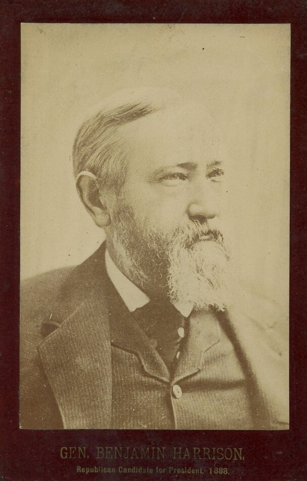 Cabinet Card General Benjamin Harrison Republican Candidate for President 1888