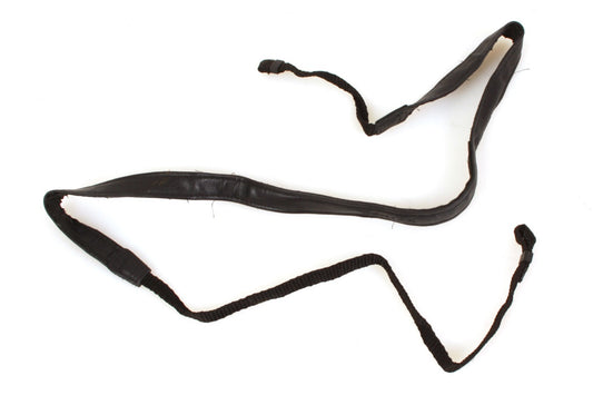Camera Strap Thin Black Leather 1960s