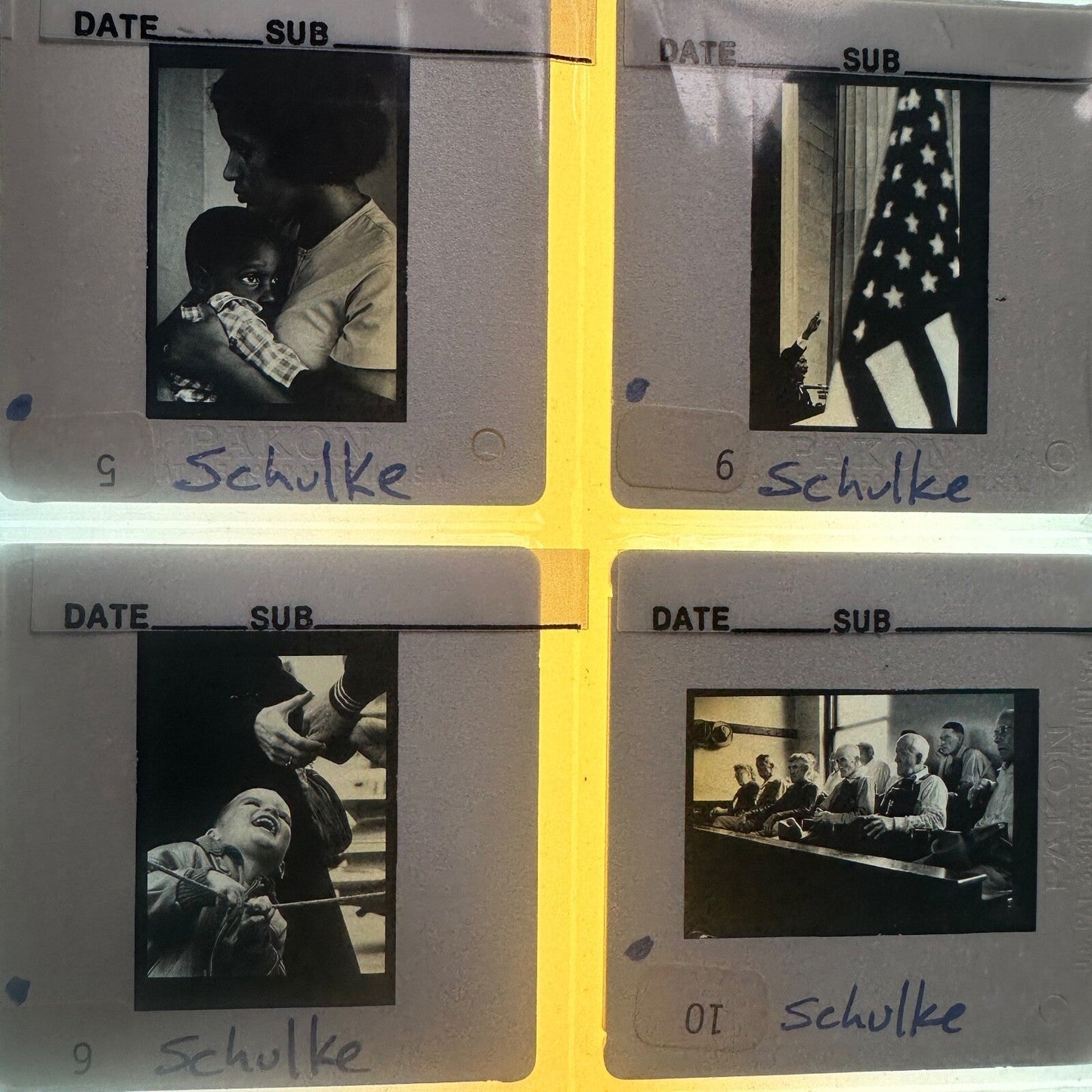 Pro Photographers "Flip Schulke" Red Stripe Blues 1979 35mm Slides Lot of 20