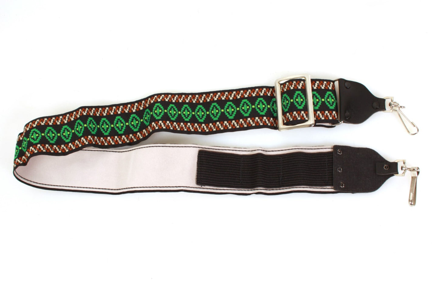 Vintage Embroidered Camera Strap - 2in Wide, 40in Long, Adjustable, 1960s Style