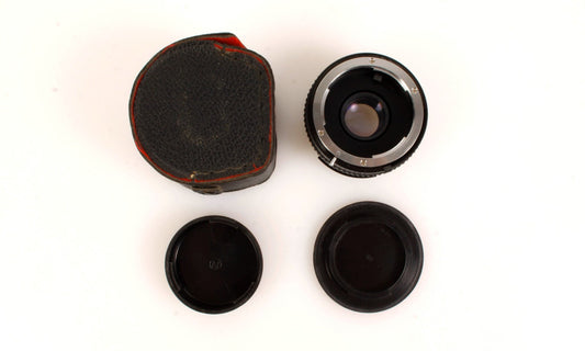 Nikon F Lens Double with Caps and Case
